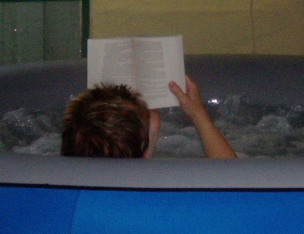 In the tub