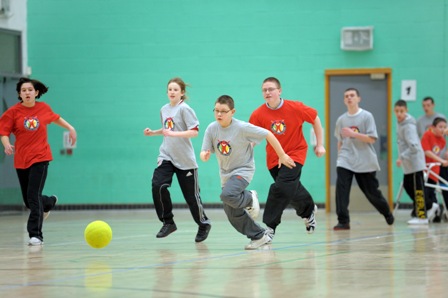 Panathlon football at full speed